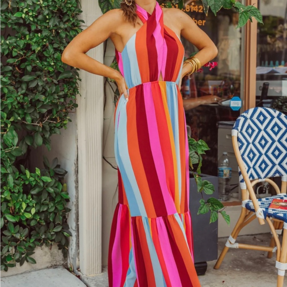 Buddy Love high neck maxi dress